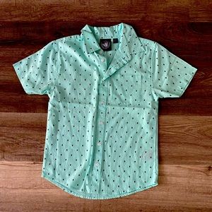 Body Glove Boys Short Sleeve Collared Shirt